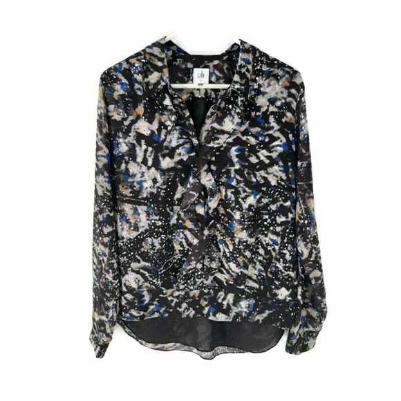 CAbi Starry Night Button Down Blouse #3066 - Picture 2 of 8